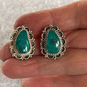 Turquoise &Sterling Earrings